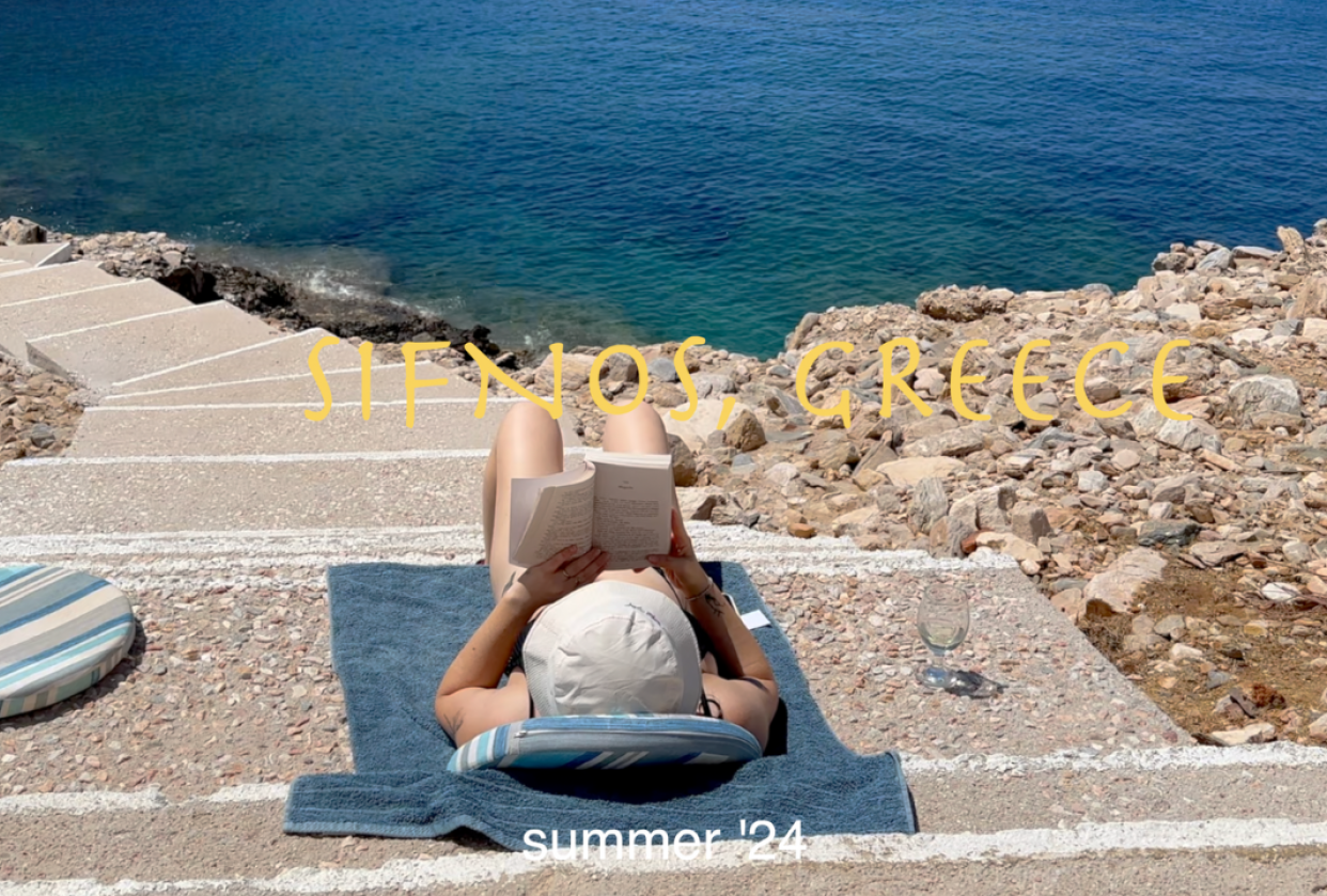 A dream week in Sifnos, Greece - VLOG - student project