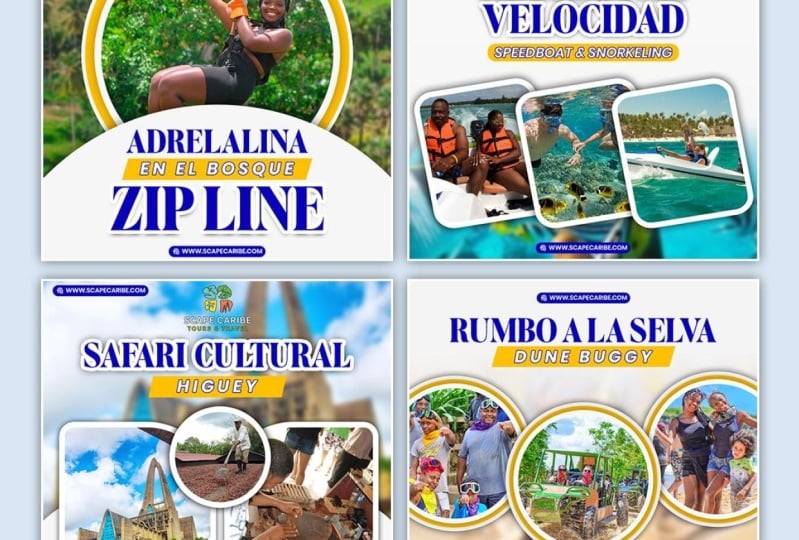Plantilla Excursion travel - SCAPECARIBE