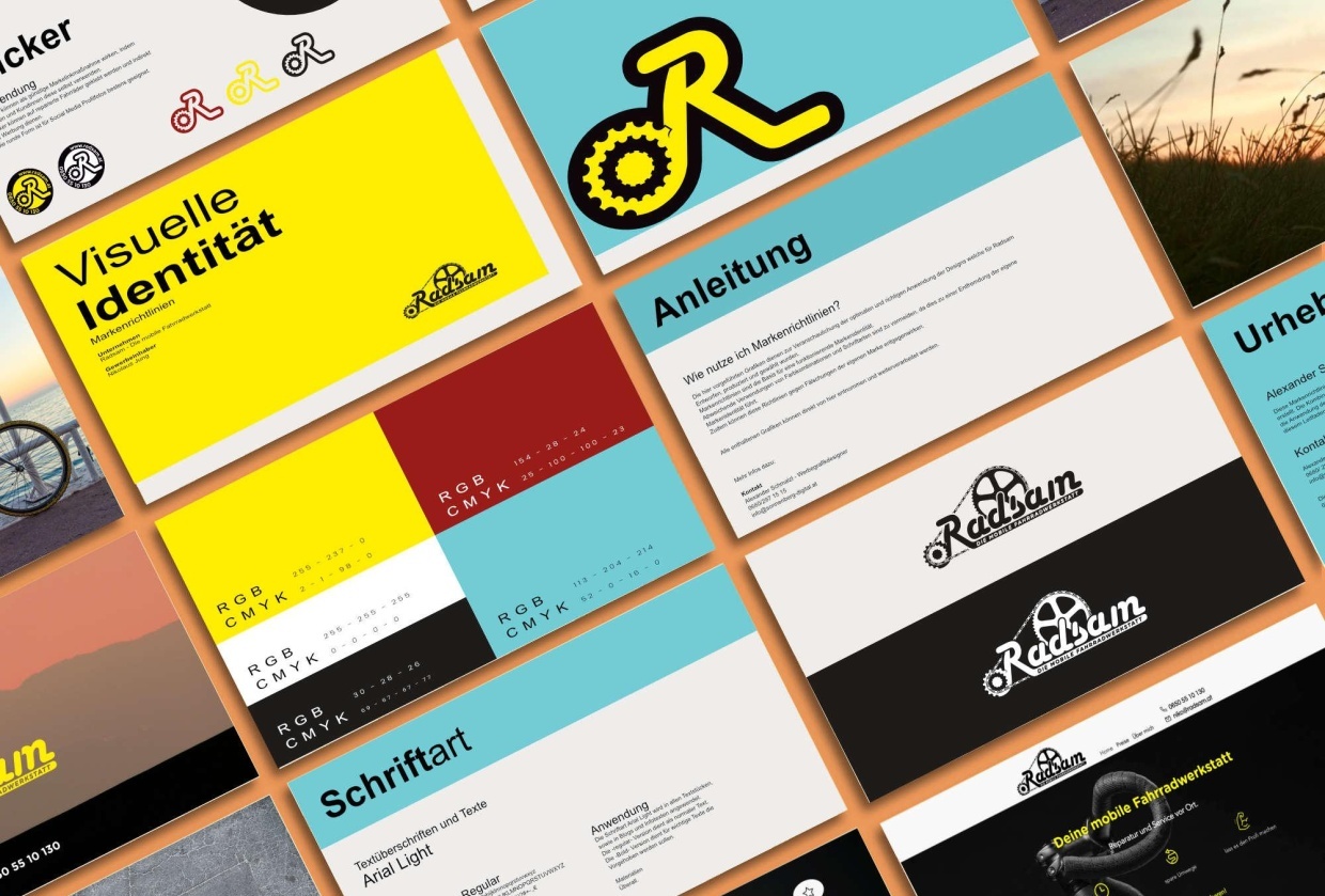Visual Identity - Radsam Company - student project