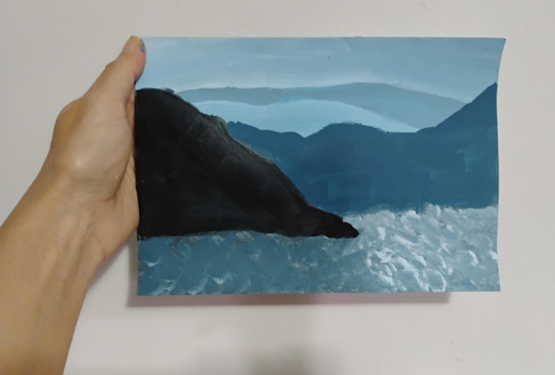 Bluesvale landscape with Kate