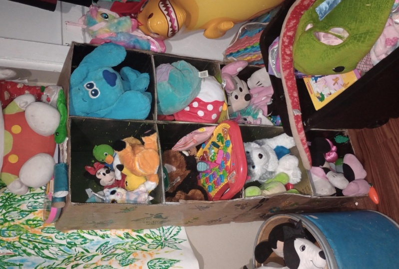 cardboard Toy cabinet