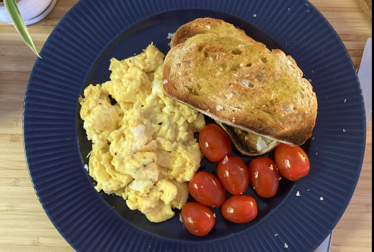 Scrambled Eggs & Sandwich - student project