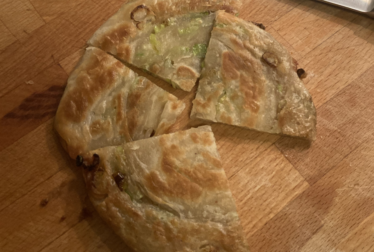 My first Scallion Pancakes - student project