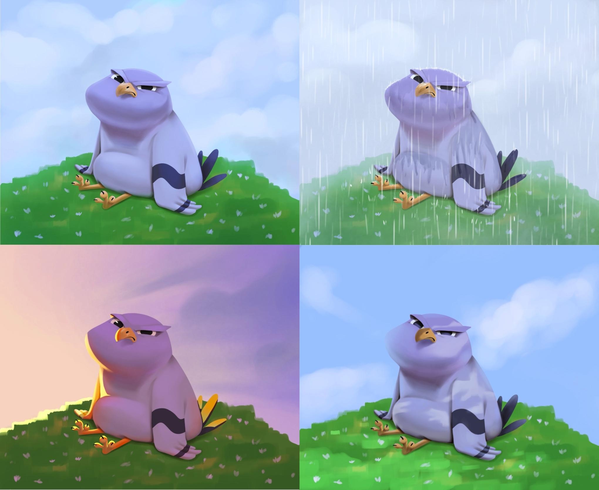 4 birds - student project