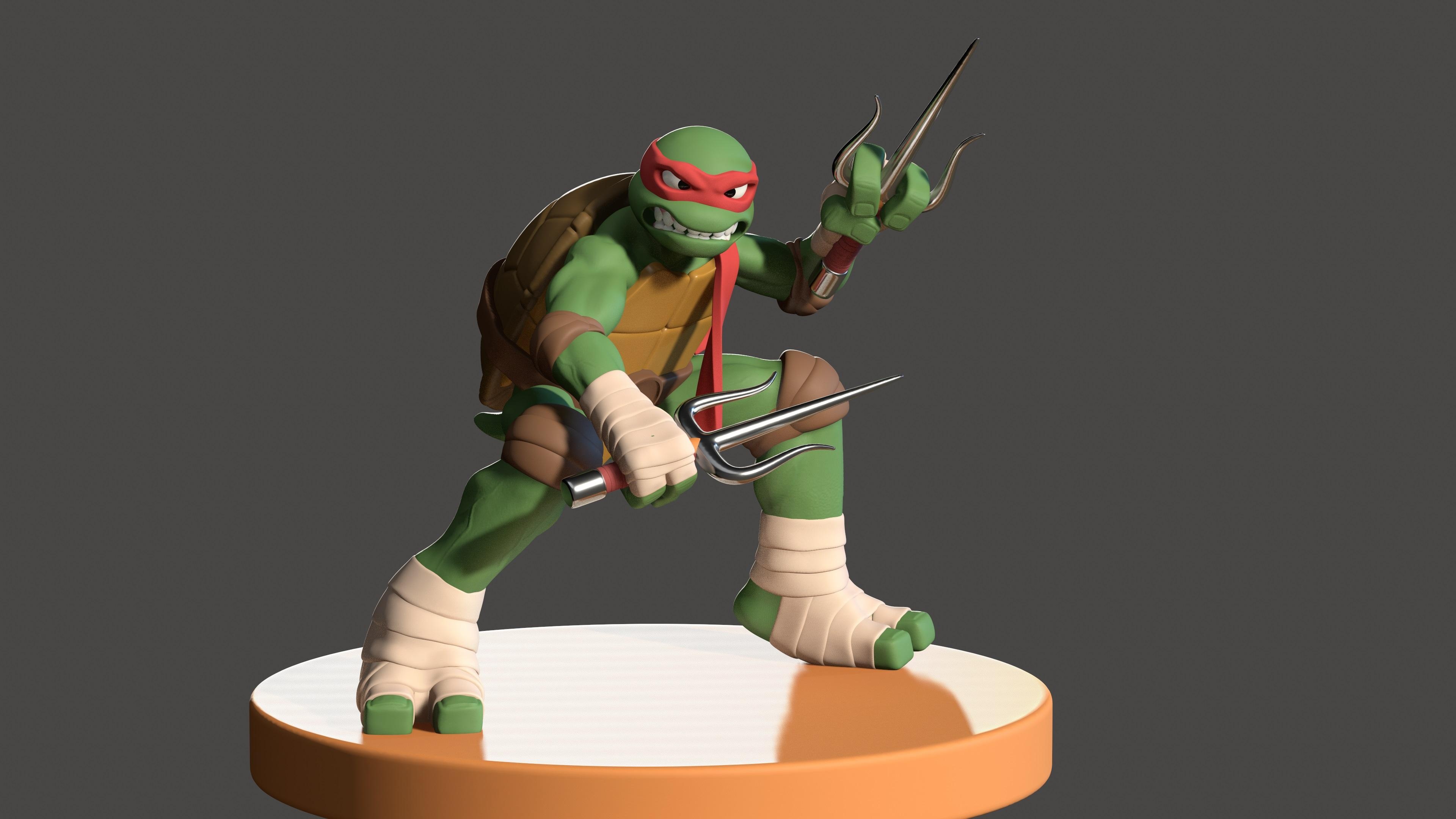 Cowabunga! 3D Sculpt a Teenage Mutant Ninja Turtle with Nomad Sculpt | Dave  Reed | Skillshare, image size:3840x2160