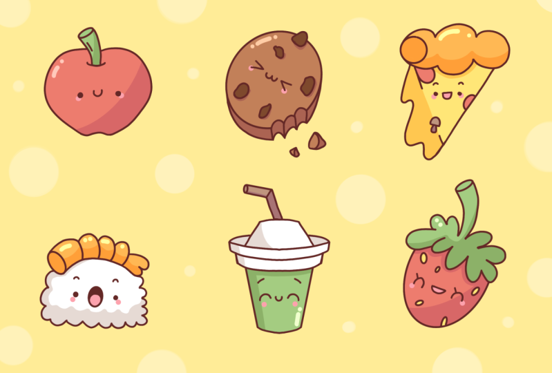 Stickers nourriture
