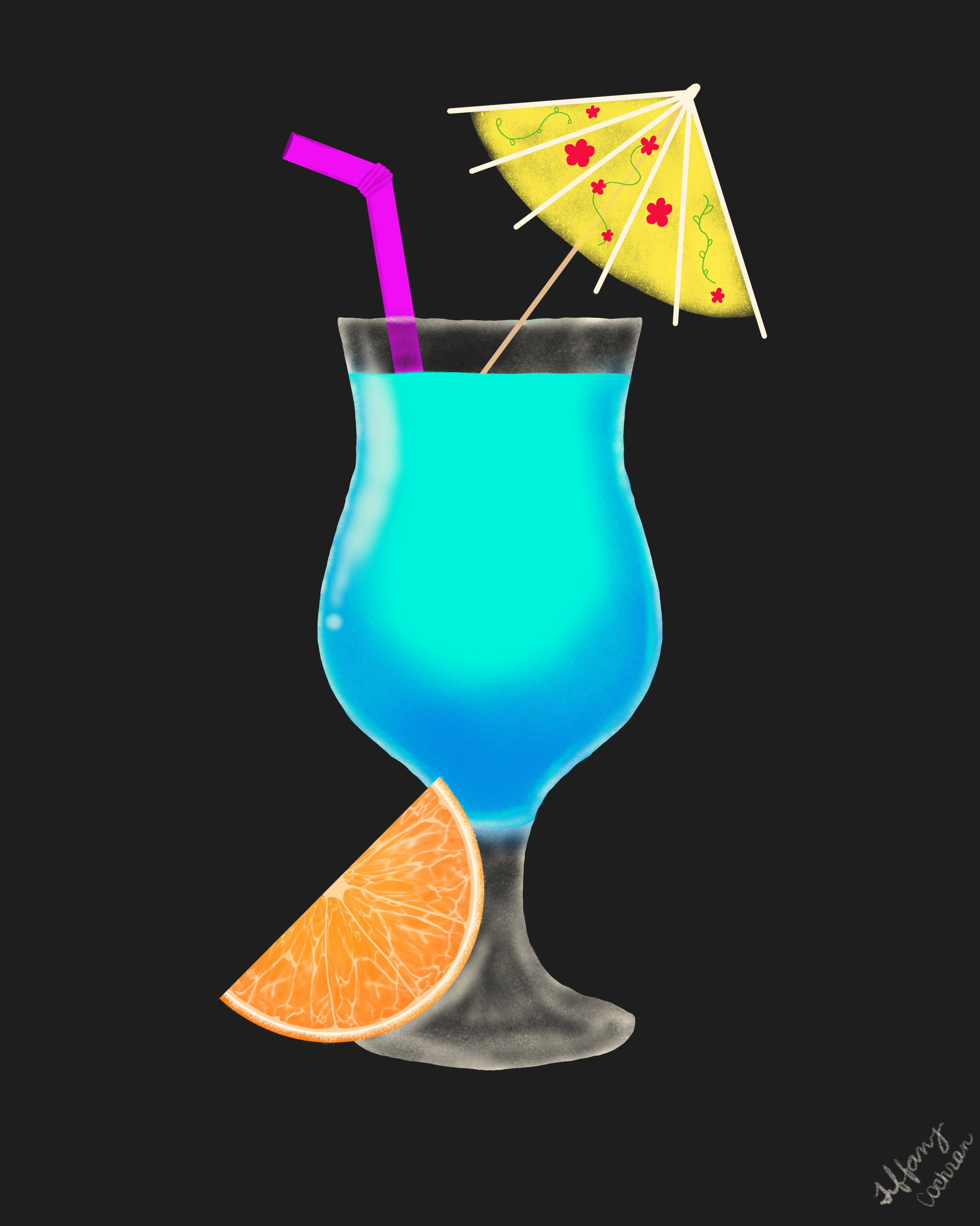 Tropical drink - student project