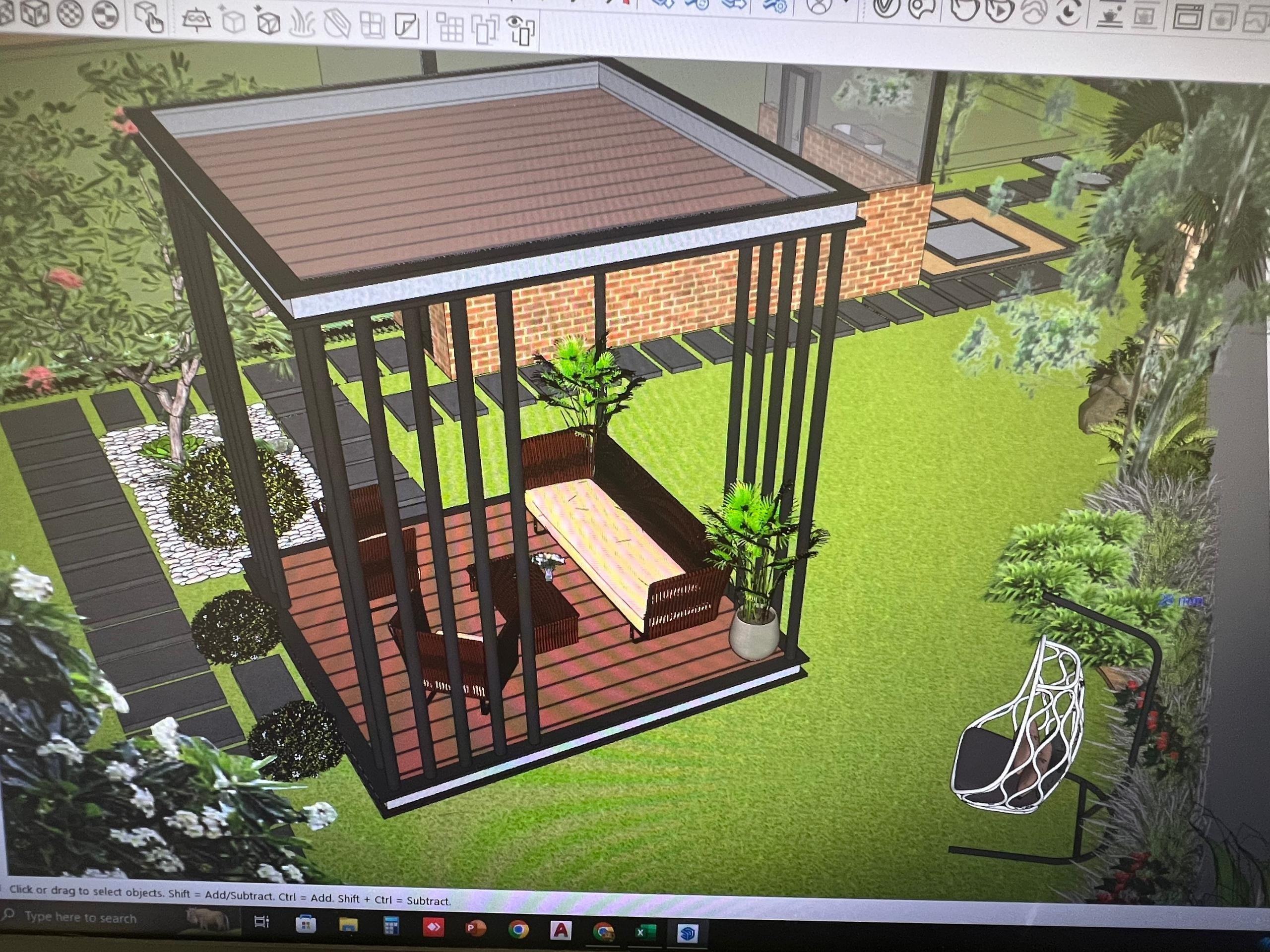 backyard garden - student project