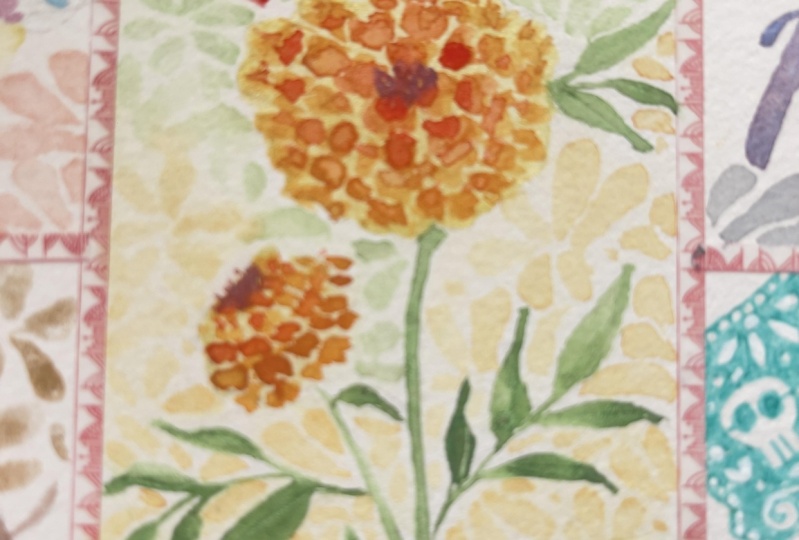 Not quite miniature marigold