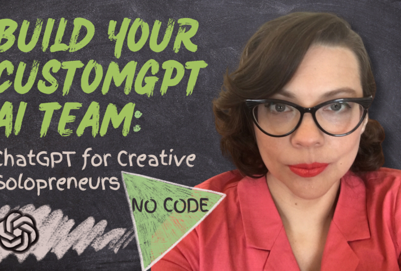 Build your customGPT AI team - first skillshare class