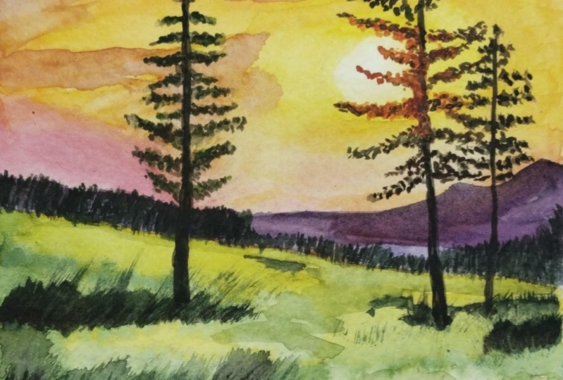Pink sunset