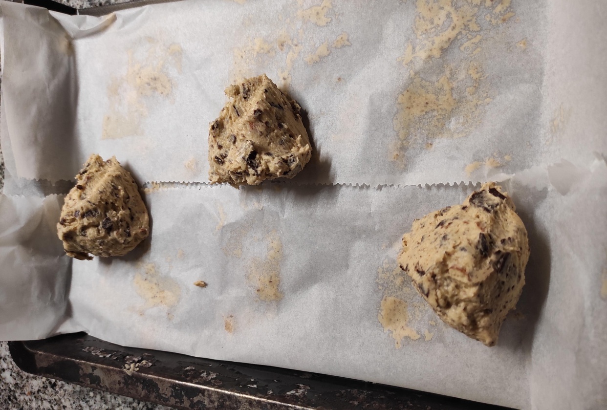 Cookies chocolate e amêndoa - student project