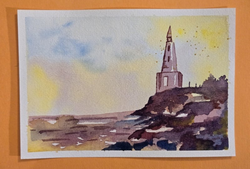 Effortless Watercolor Landscape