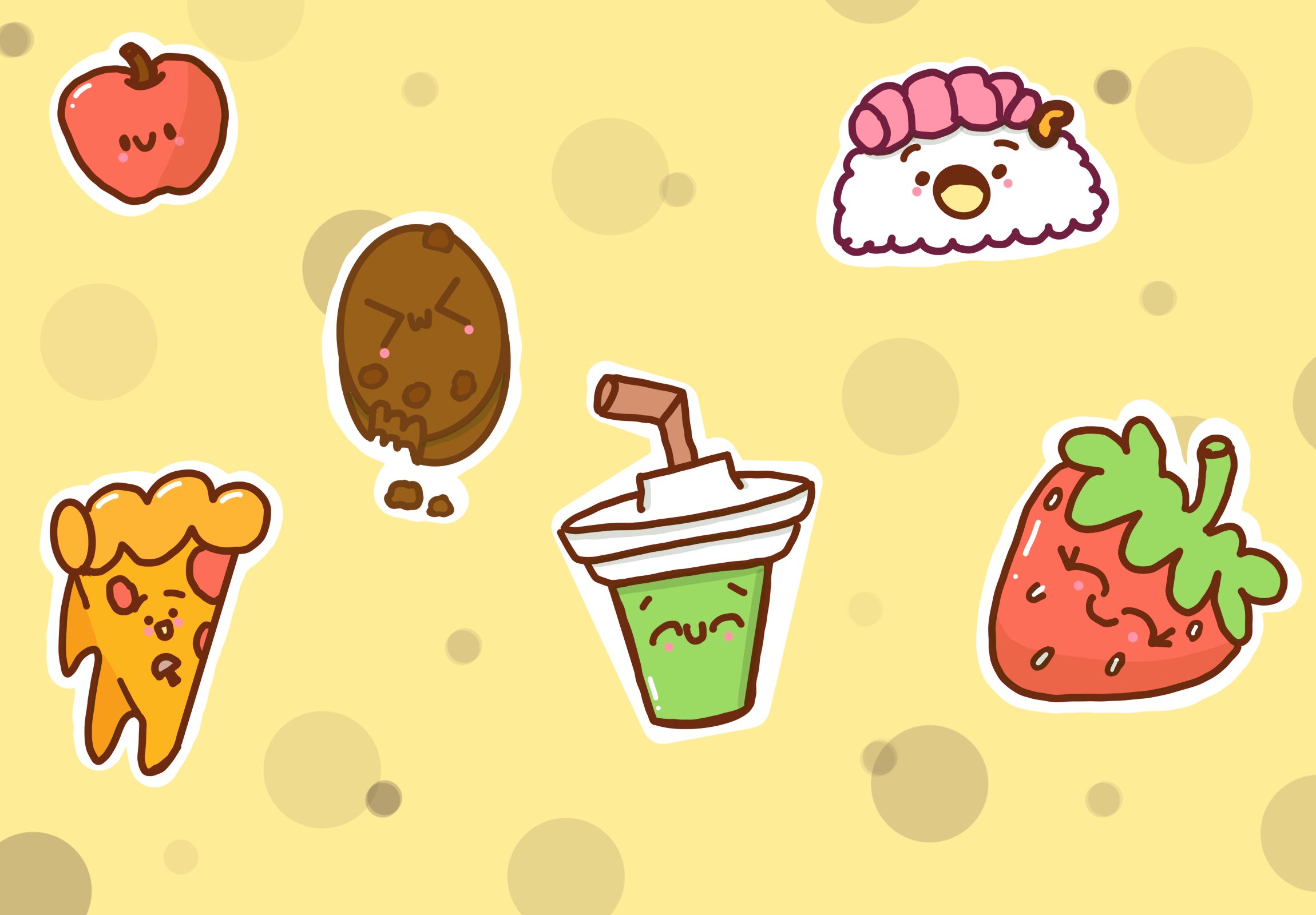 Kawaii Food Pals - student project