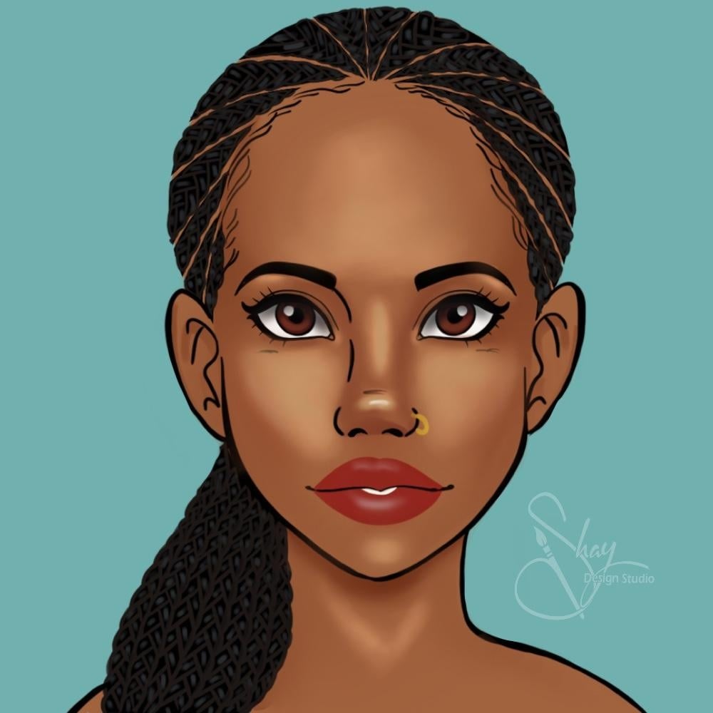 Digital Portrait - student project