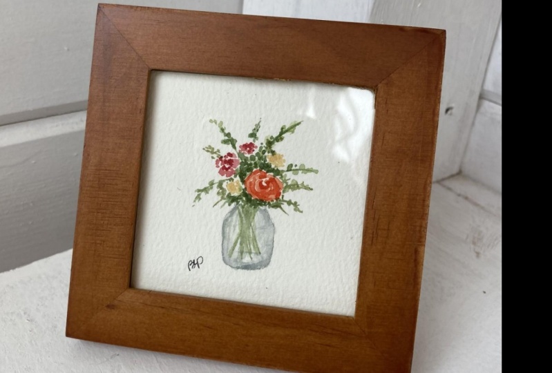 Tiny Framed Flowers
