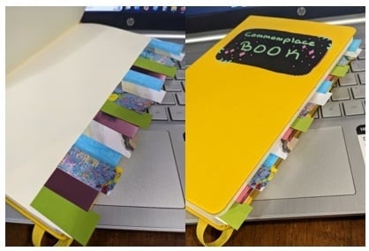 My Commonplace Book Page Edges - student project