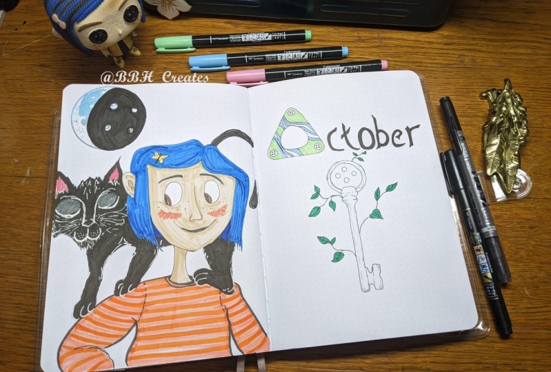 My Stylized Art Journal Spread