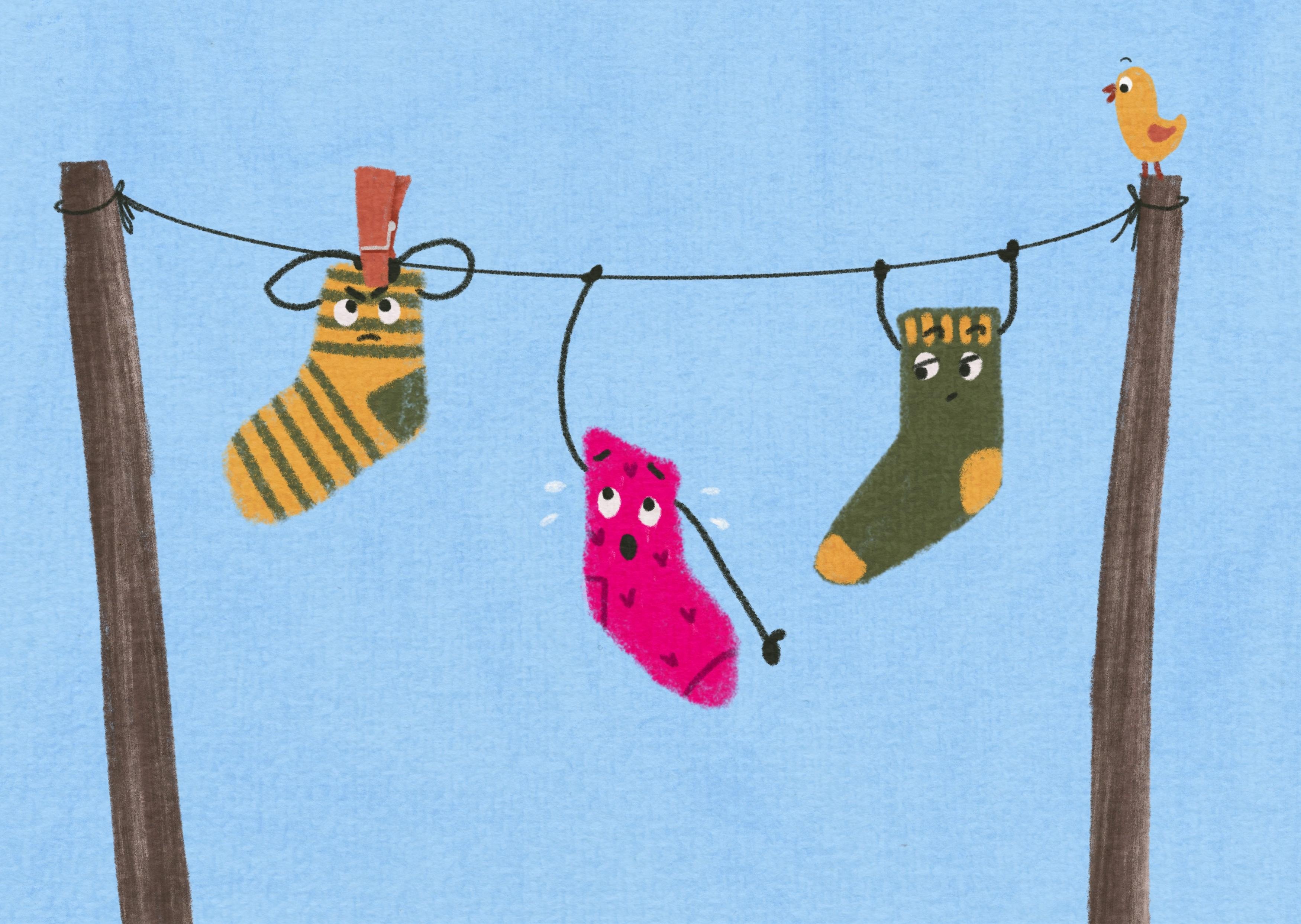 Dangerous socks - student project