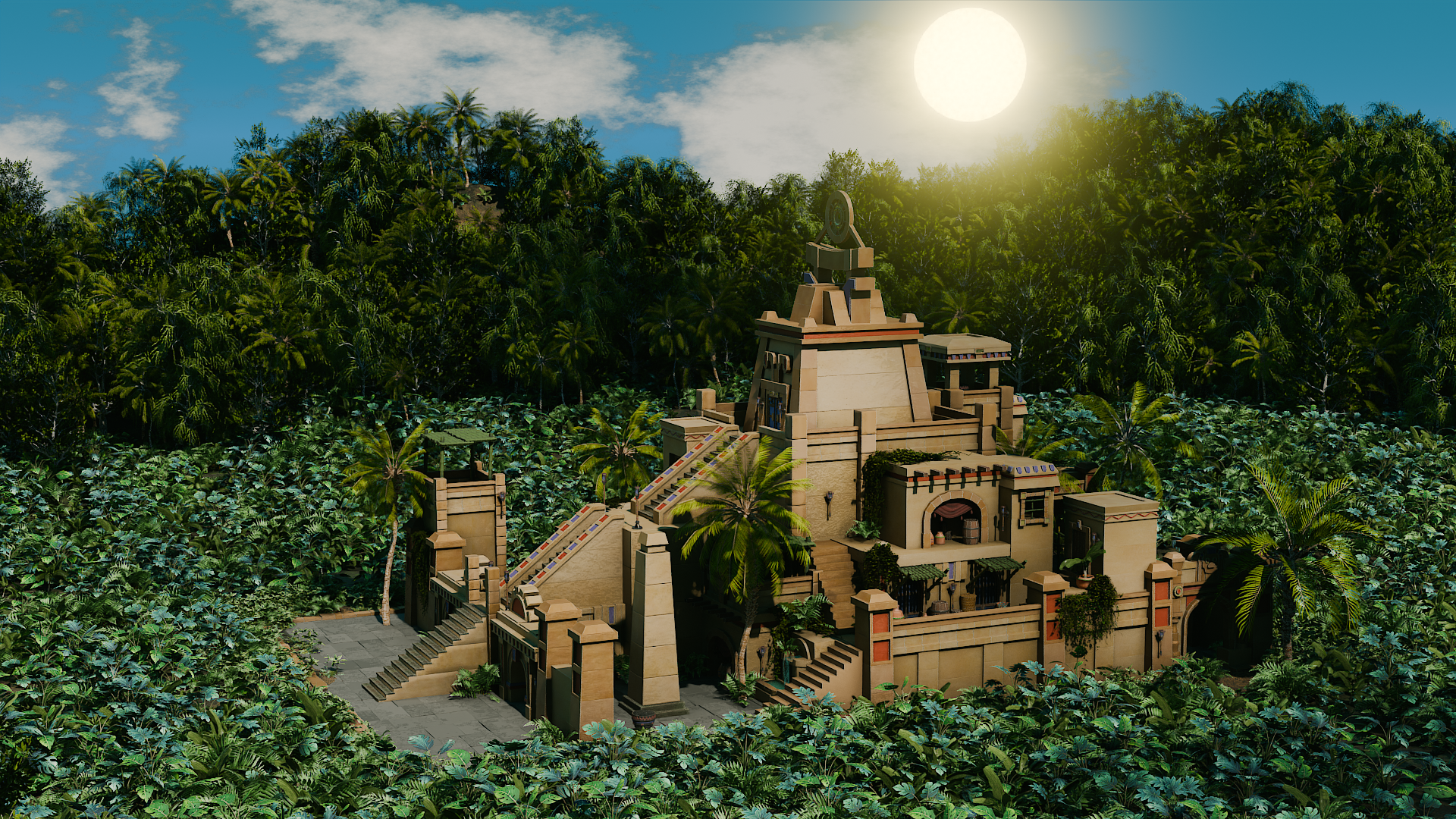 Aztec Temple - student project