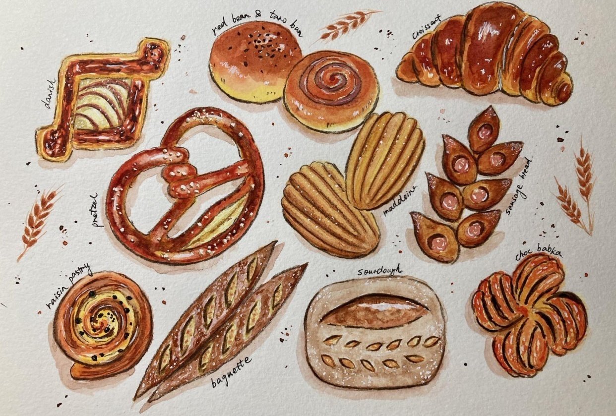 Pastries & Baked Goods - student project