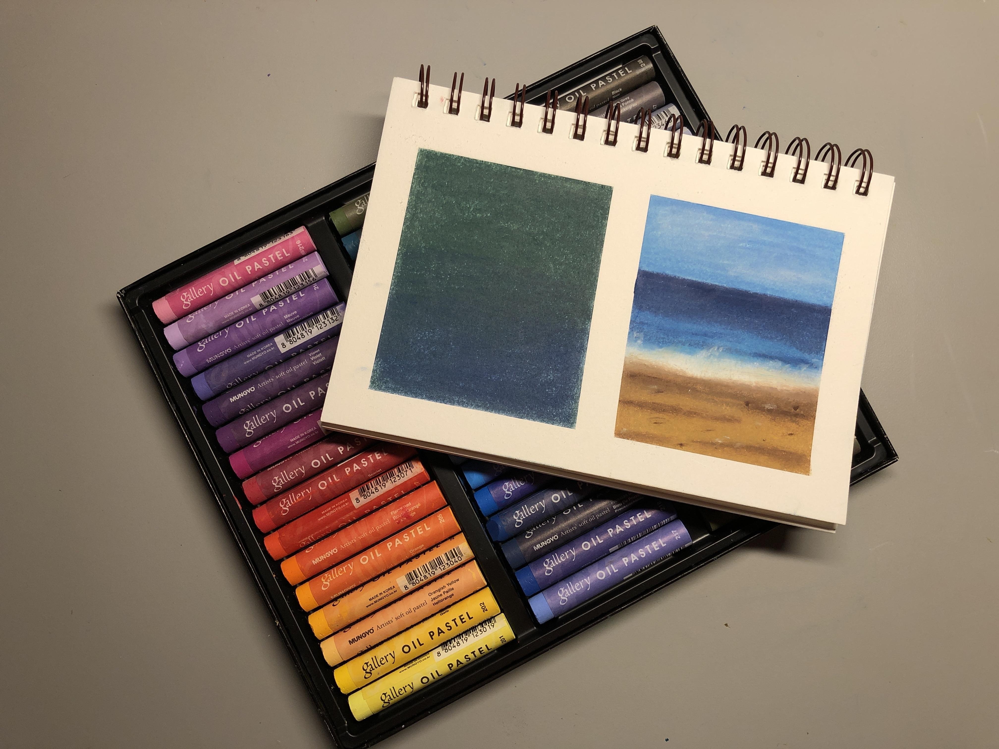 Oil Pastels - student project