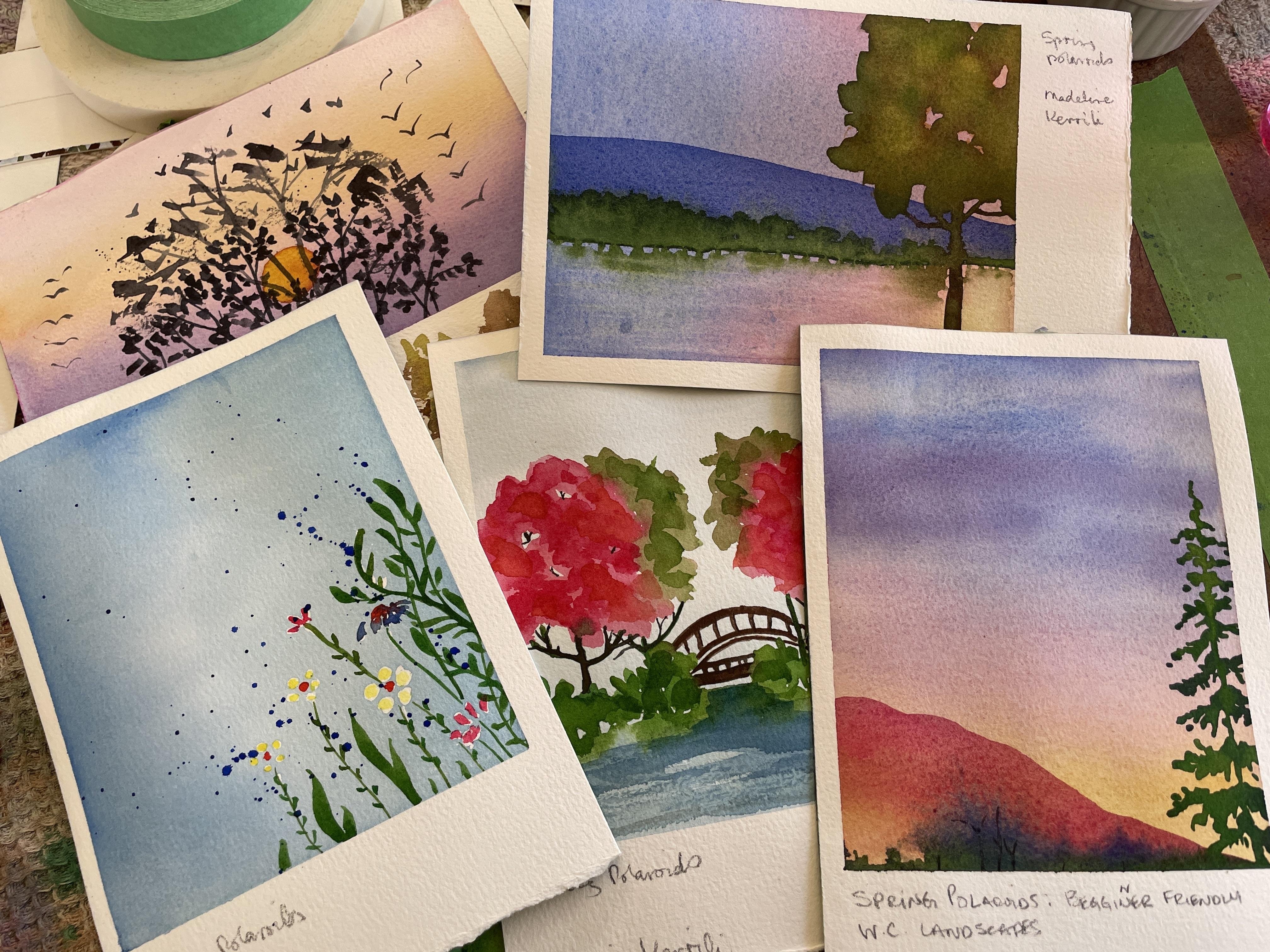 Spring Polaroids - student project