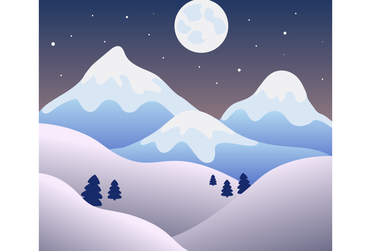 Winter Landscape - student project