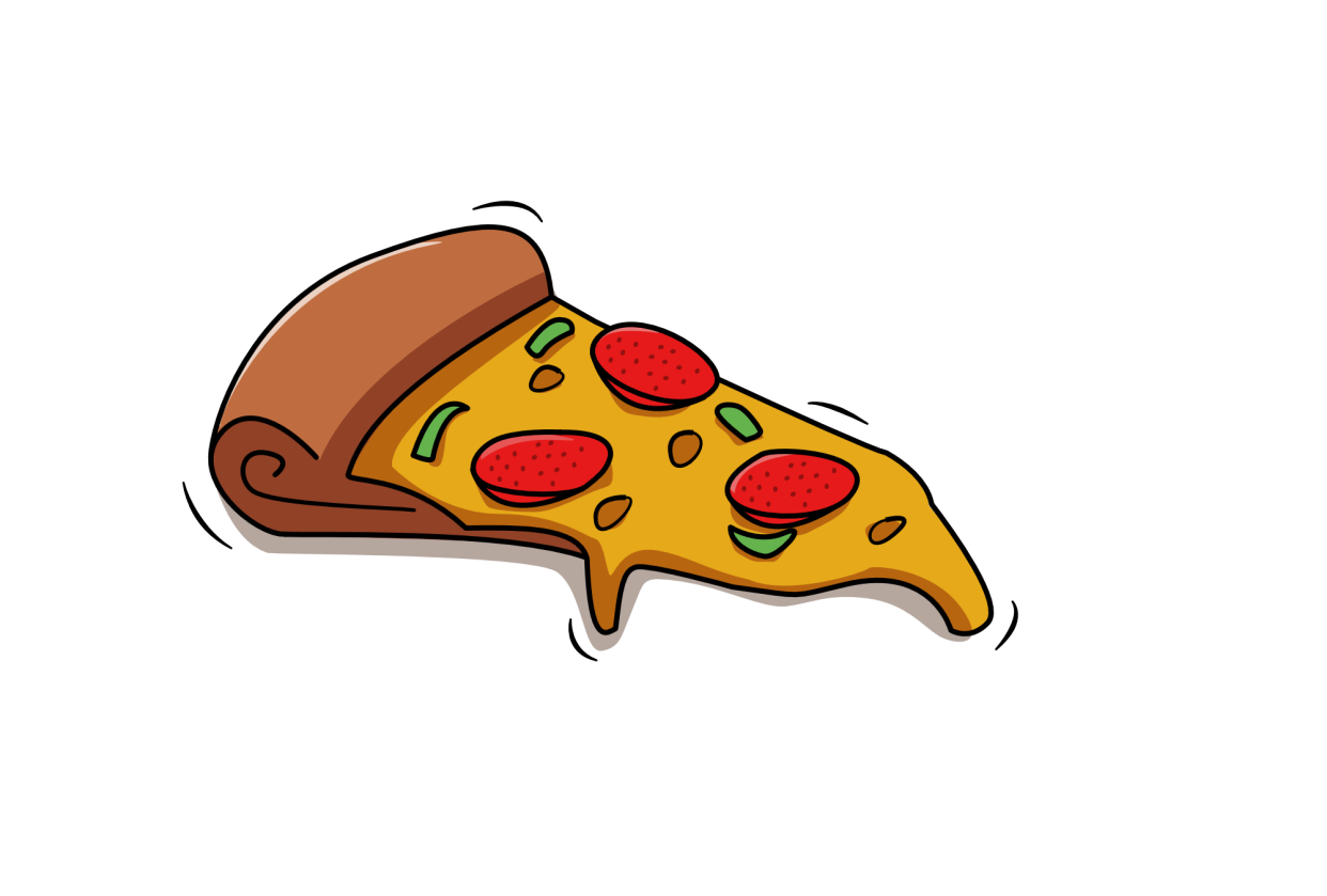 Pizza sketching - student project