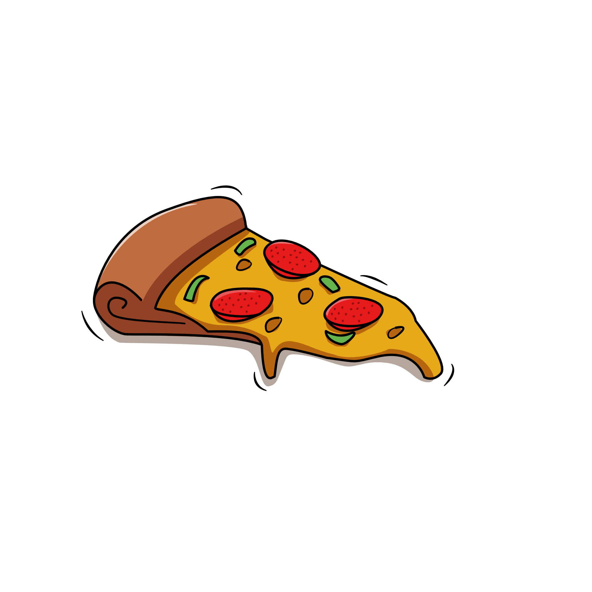Pizza sketching - student project