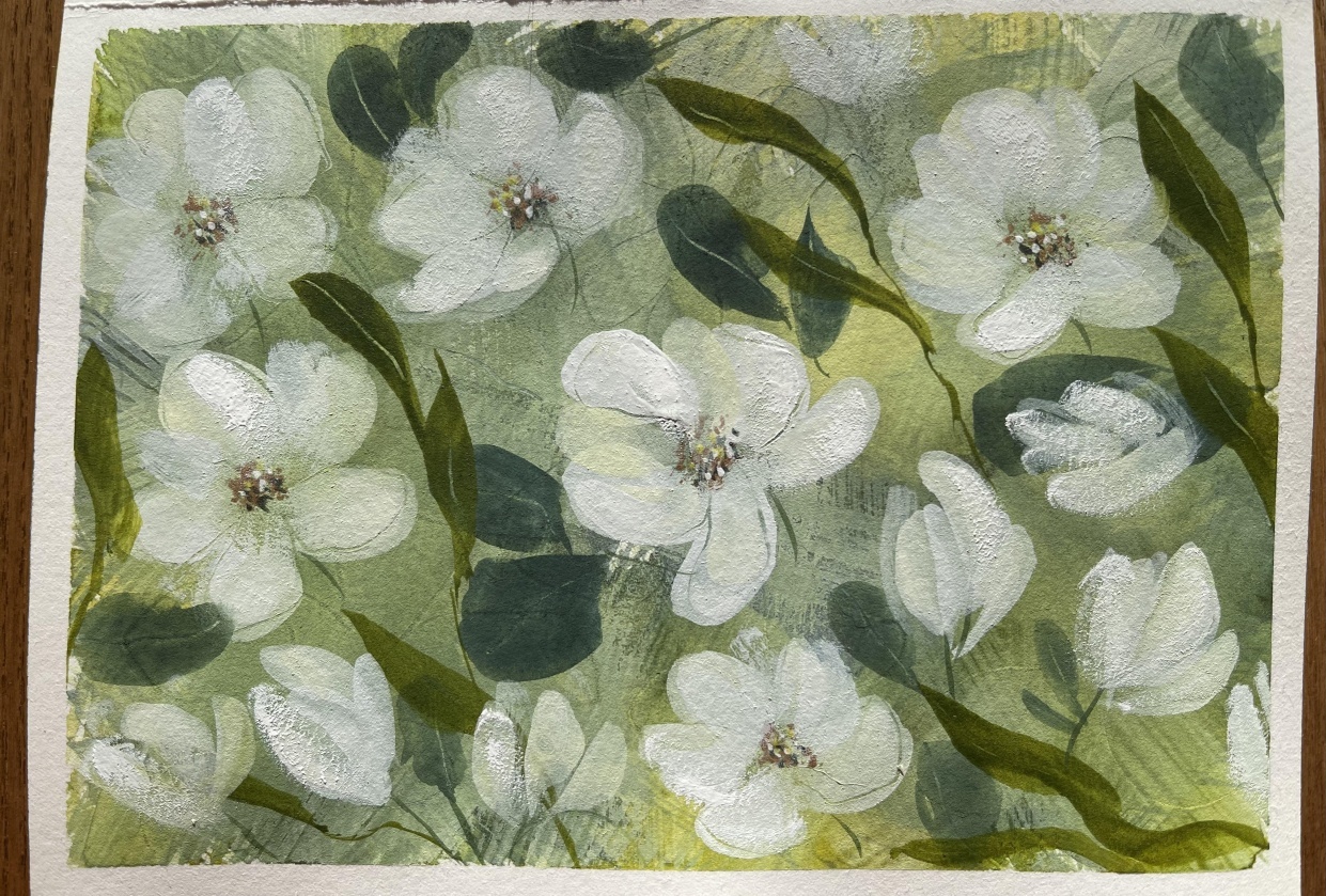 Roses in the wind - student project