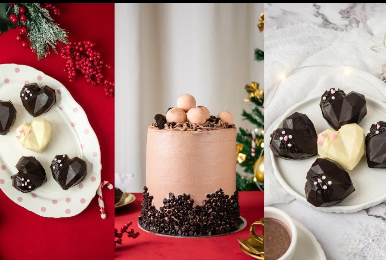 Festive holiday-themed photo - student project