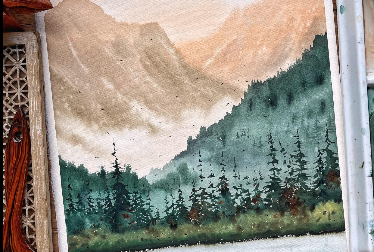 My Atmospheric Landscape - student project