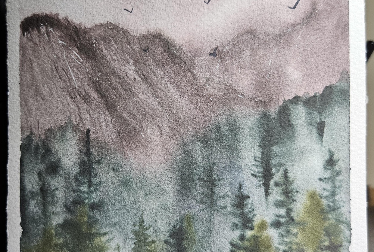 Atmospheric landscape - student project