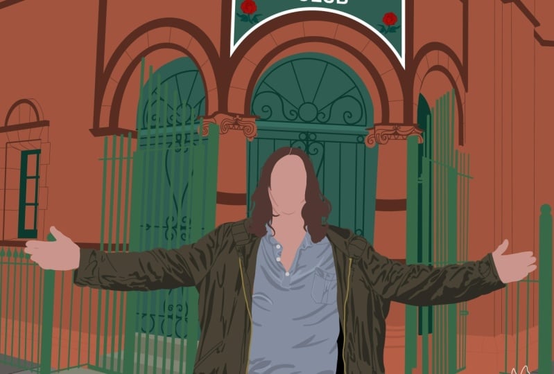 Frank Gallagher at Salford Lads’s Club