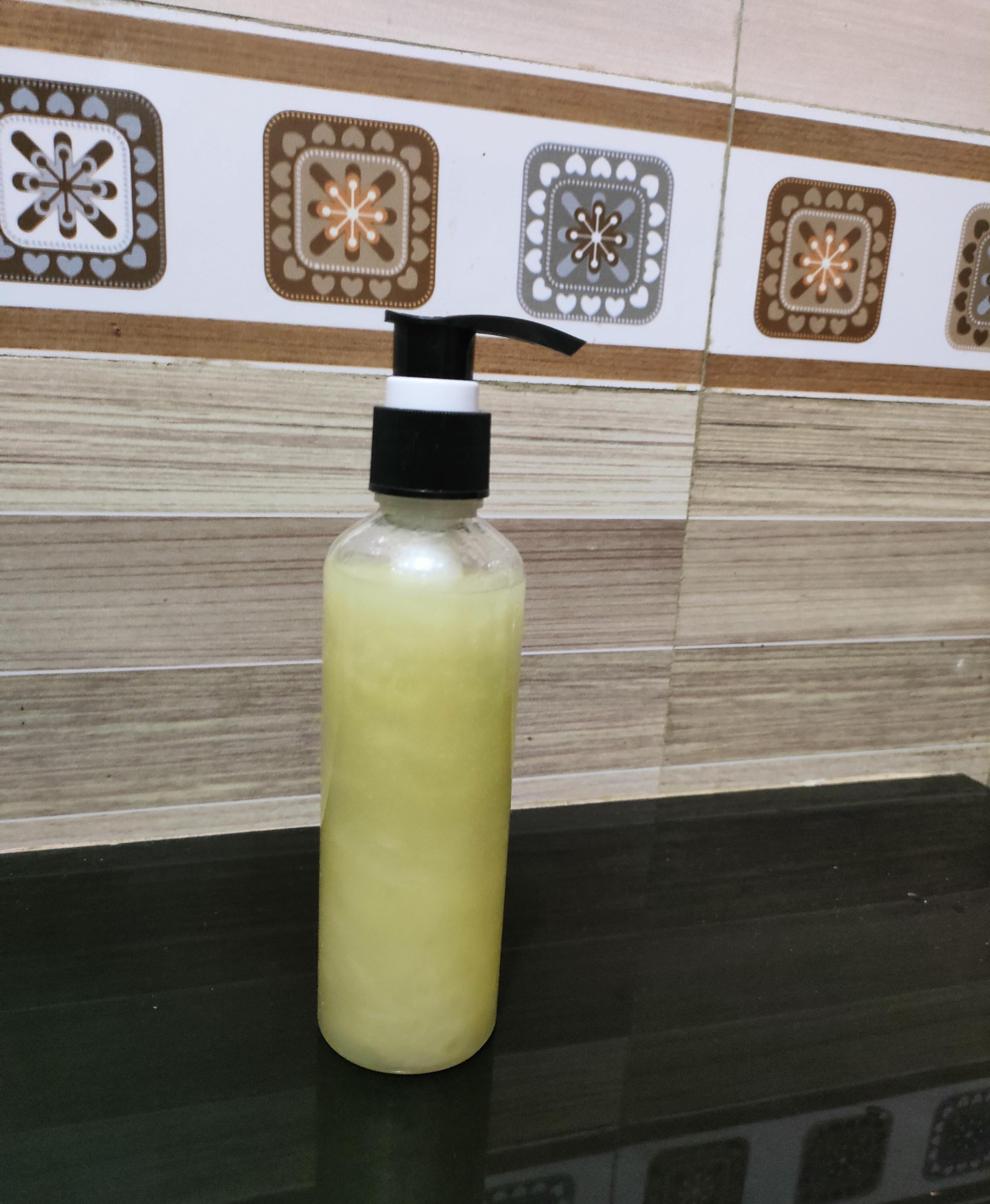 Alo Vera Shampoo Making - student project