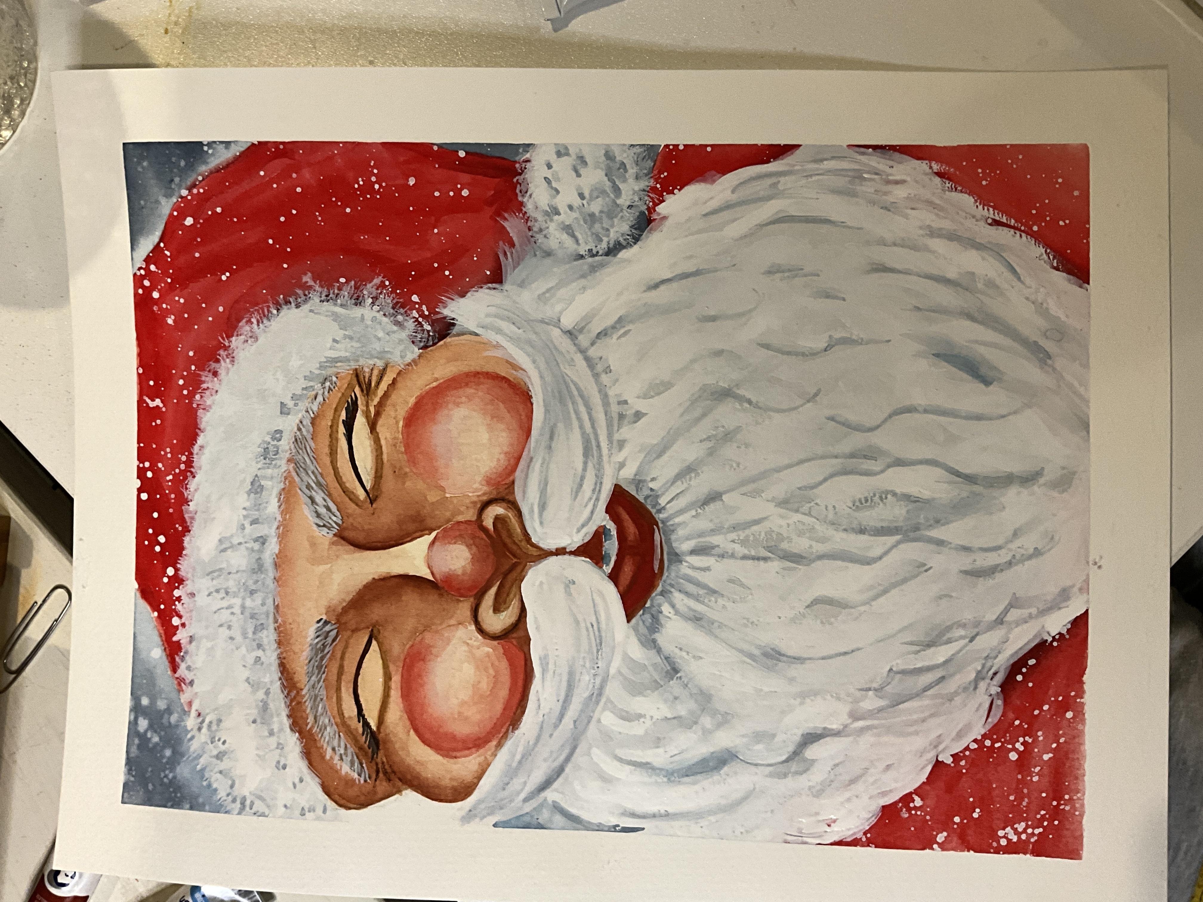 Jolly santa - student project