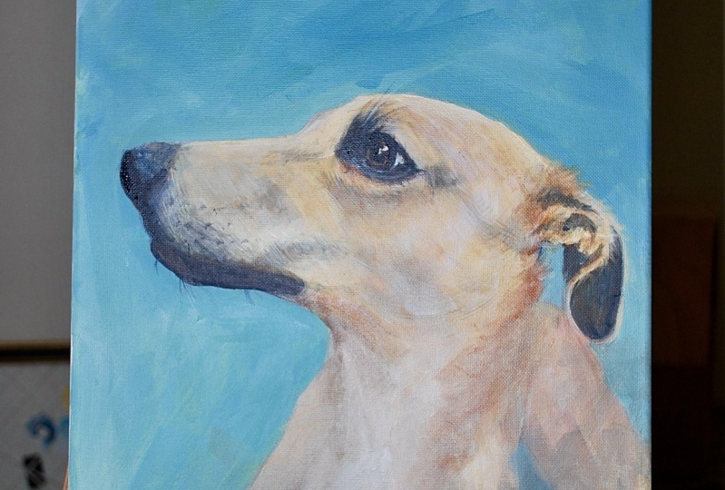 Paint your pet from a photo “Drift”
