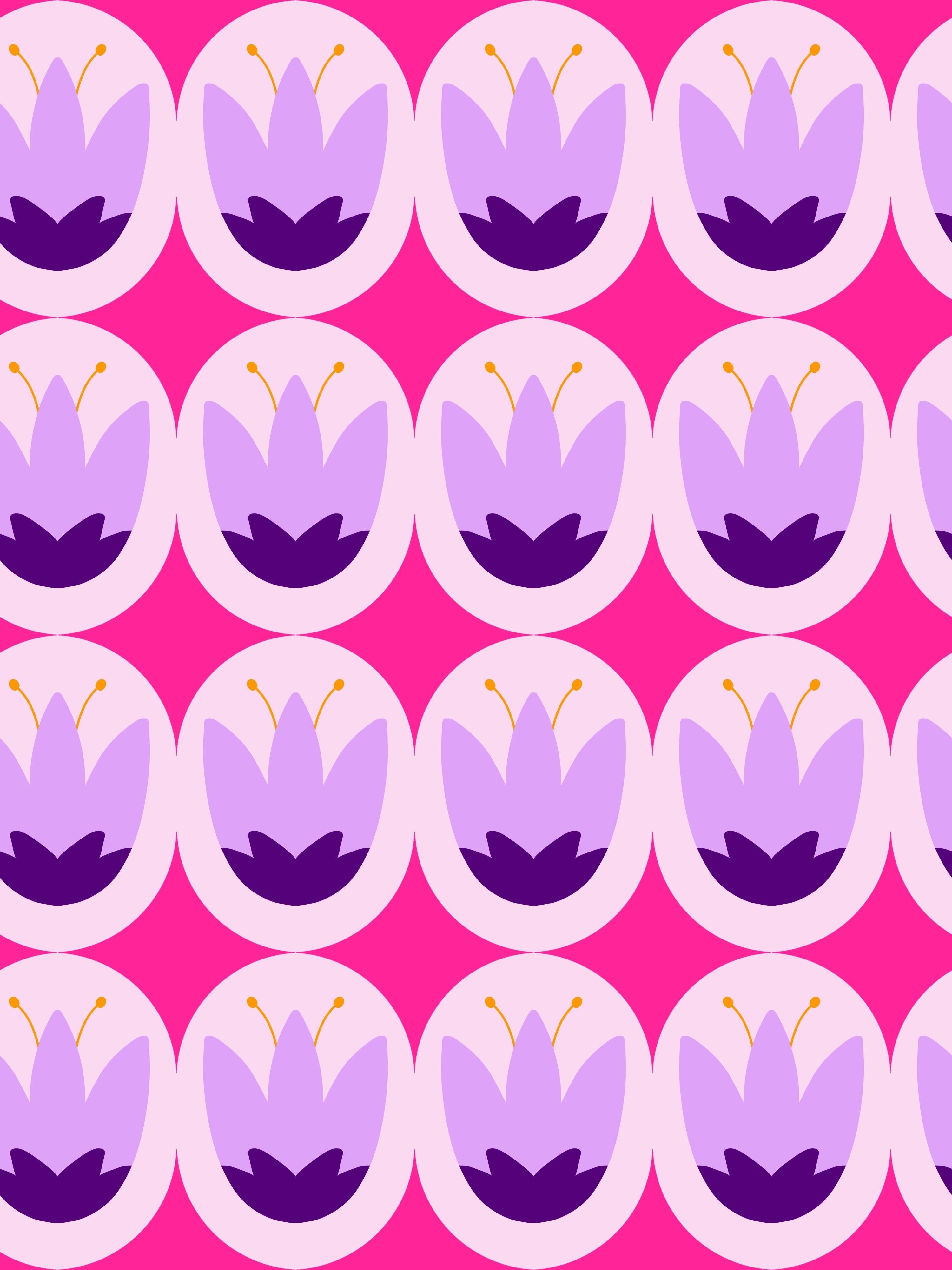 Floral Seamless Pattern - student project
