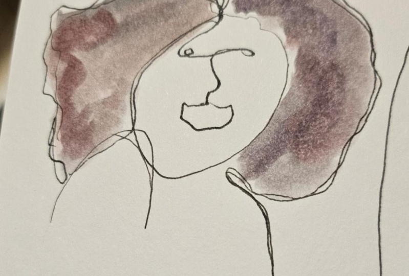 One Line Faces