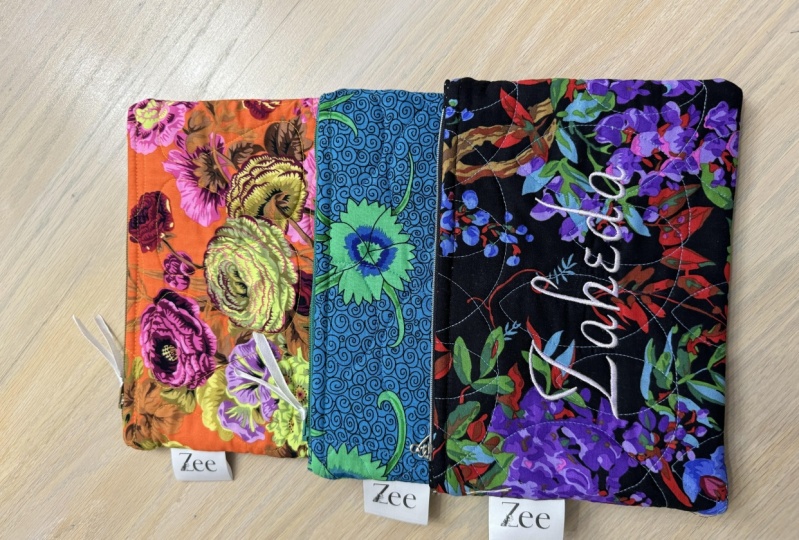 Quilted Zipper pouch
