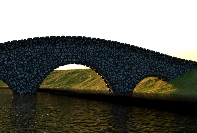Bridge Generator - Blender Geometry Nodes