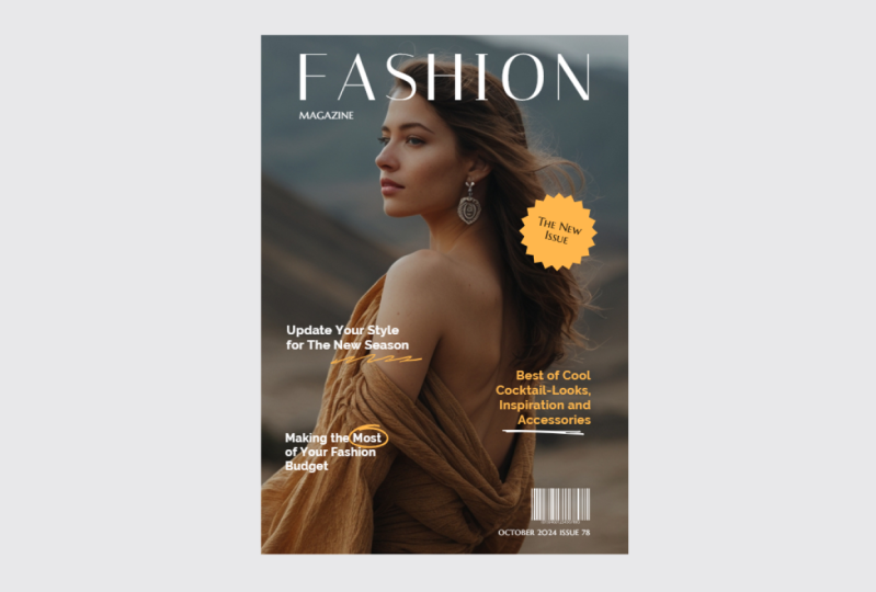 Fashion Magazine Cover