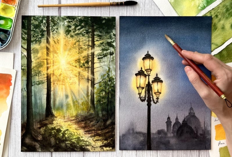 Light in Watercolor