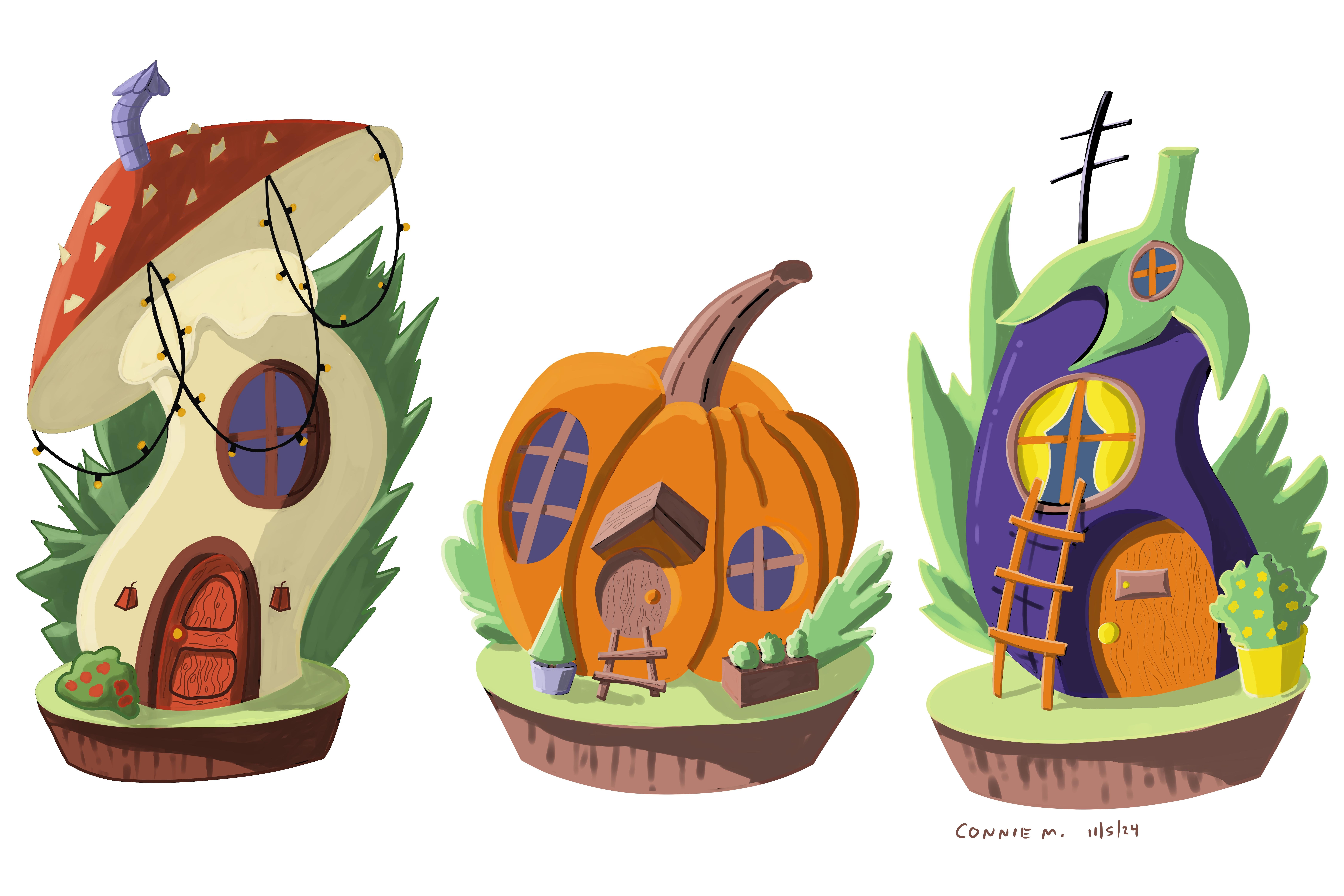 Vegetable Houses - student project
