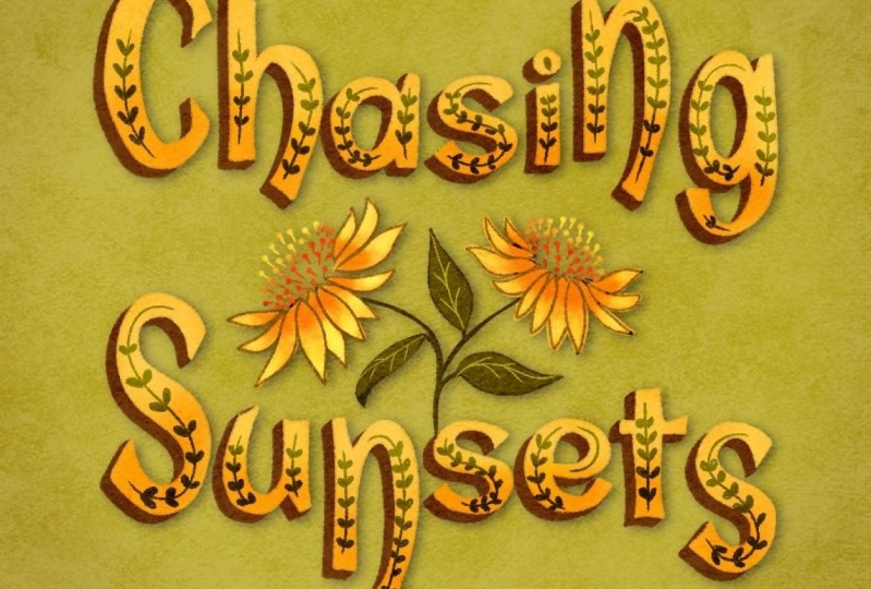 My lettering with flowers