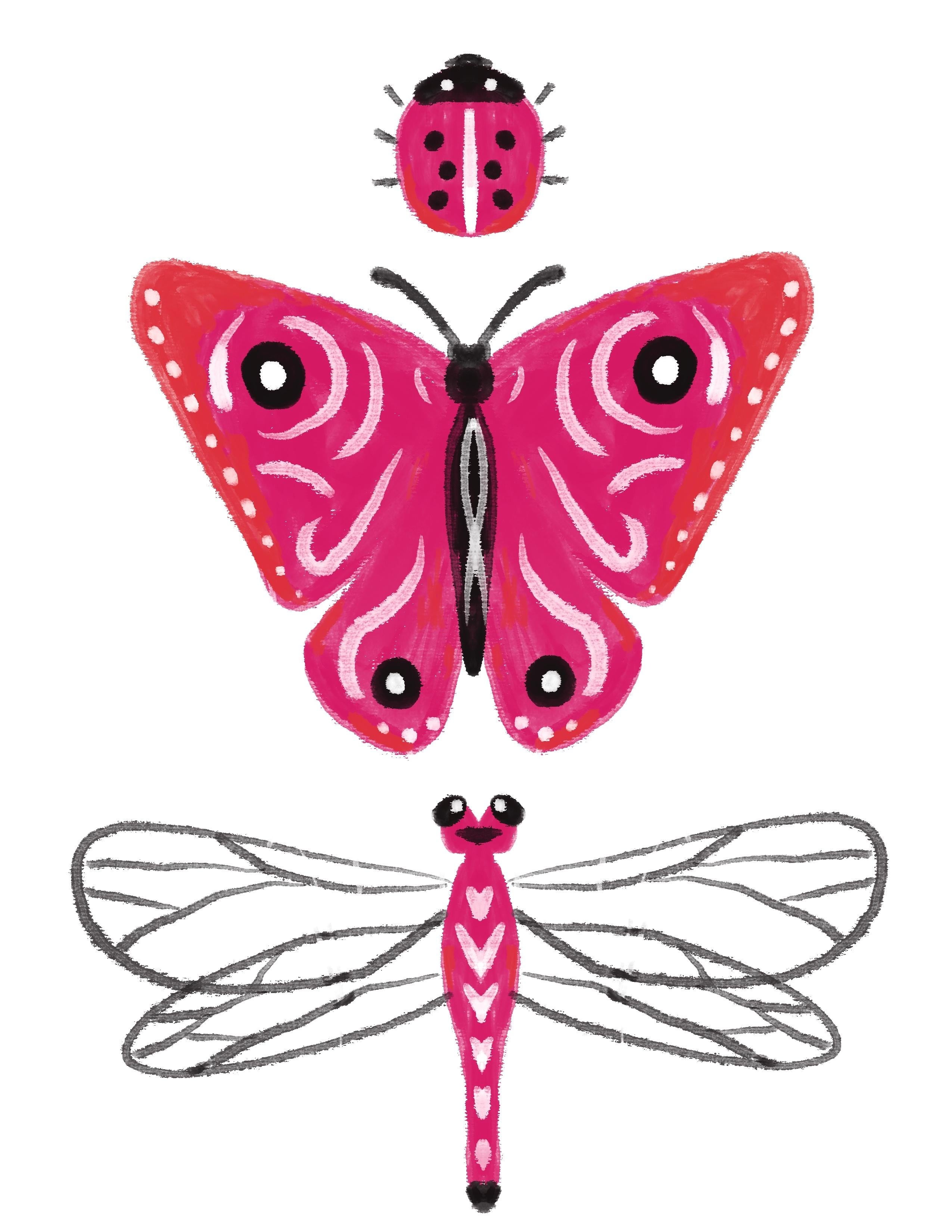 Procreate Bugs - student project