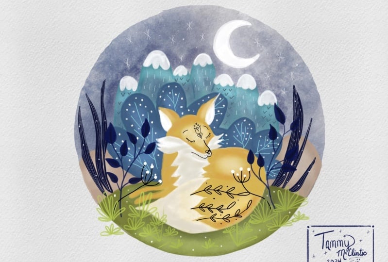 Making procreate brushes and doing an illustration.