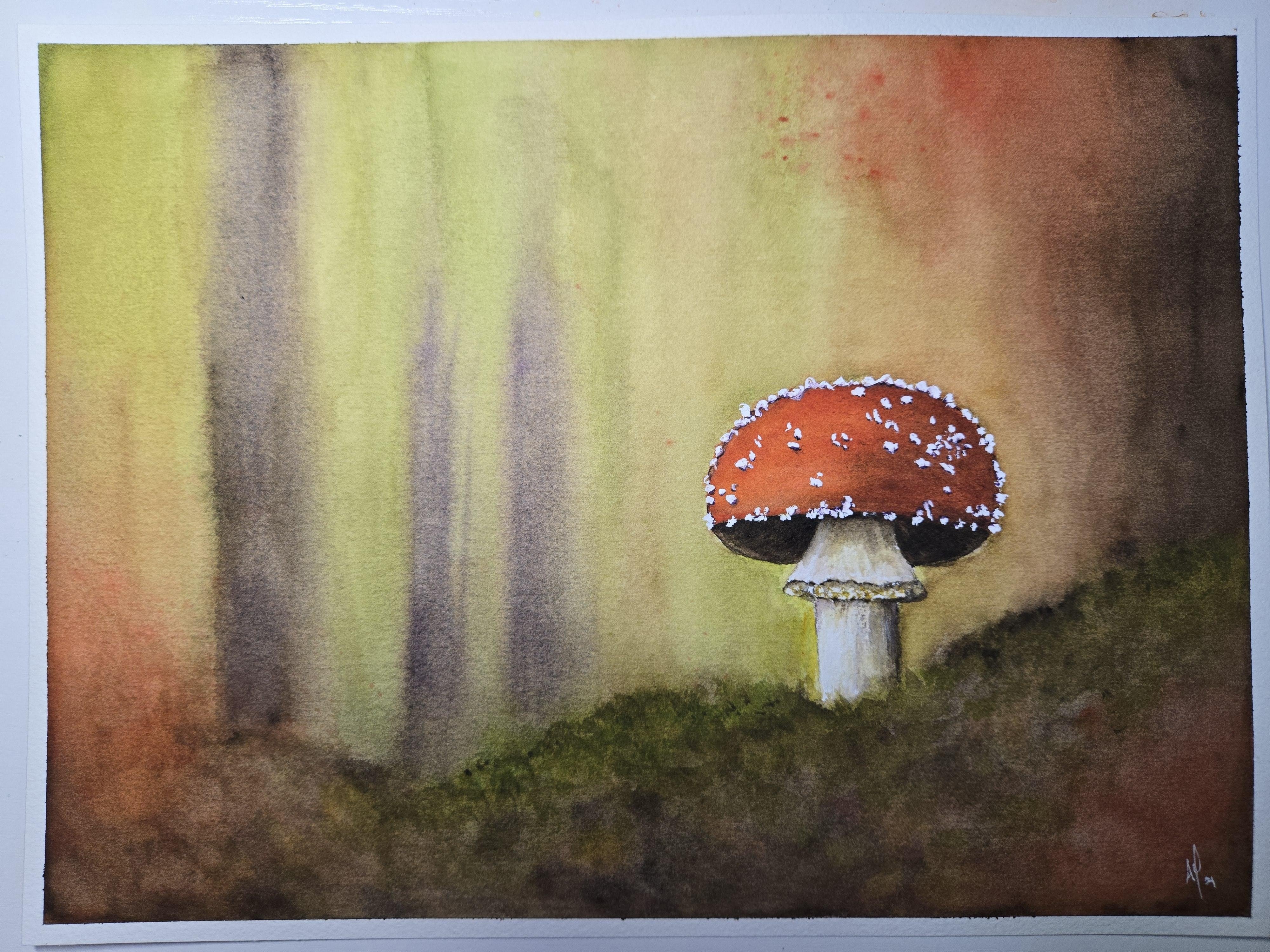 Red mushroom - student project
