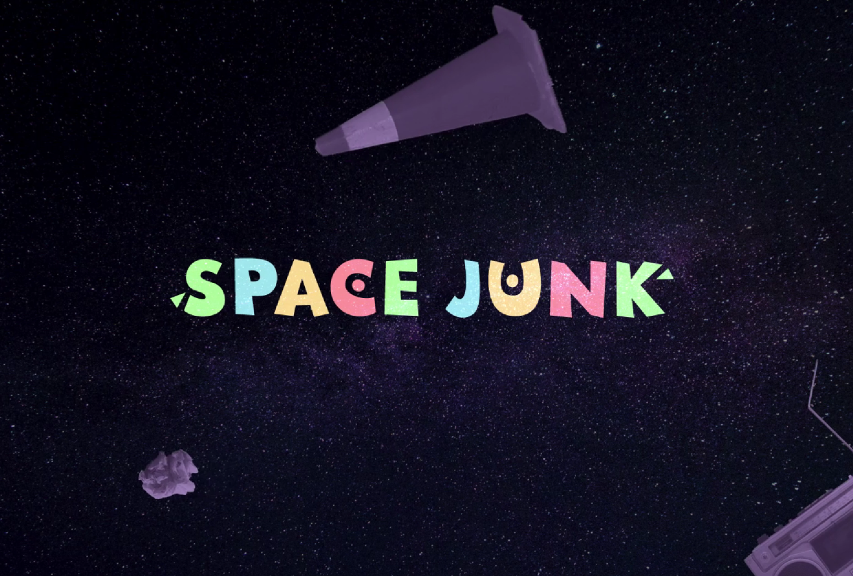 SpaceJunk Animation Result - student project